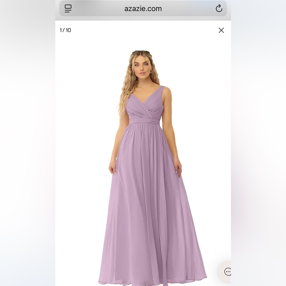 Elegant AZAZIE WISTERIA Evening Gown